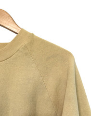 M/L Vtg Mid 90s Blank Distressed Worn Skate Punk Grunge Boxy Raglan Sweatshirt