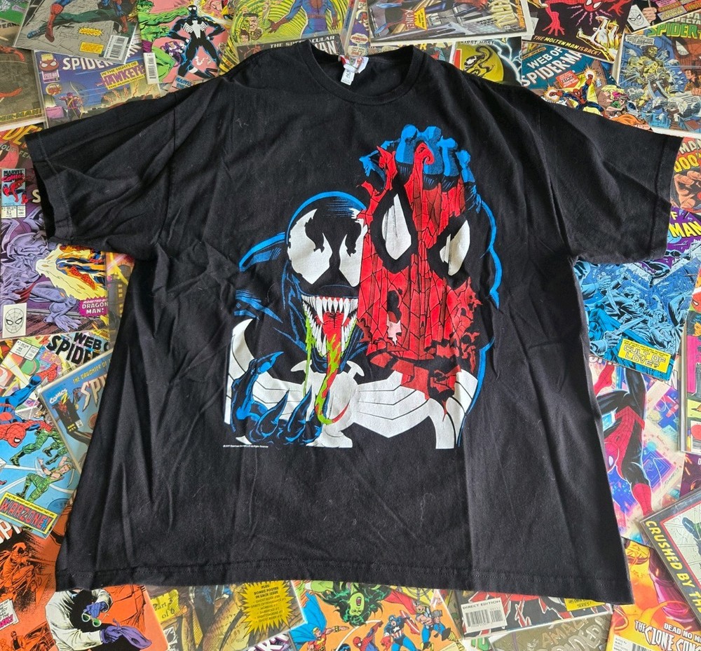 2021 Szechuan Market Spider-man Vs Venom Boot Shirt 2XL