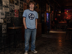 Ringer T-Shirt Costumes Heart Skull SARS Guitar 4.5 Scott Pilgrim Shirts 4 1/2