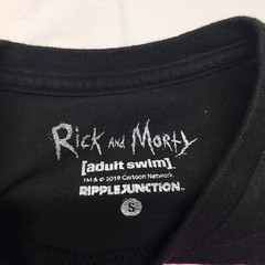 Rick And Morty T-Shirt Mens Small TV Show Adult Swim Hippie Psychedelic Art USA