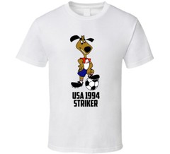Striker 1994 Usa World Cup Soccer Mascot Fan T Shirt