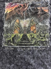 Colortone Shirt Mens Large Black Undeath Rise From The Grave Long Sleeve Graphic