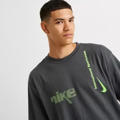 Men’s Nike Sportswear Max90 Swoosh Sport T-Shirt – Gray Volt HQ9262 060