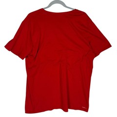 Adidas The Go To Performance T-Shirt Mens XL Red Logo Climalite Short Sleeve