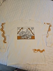 Rare Keith Haring Mens White Long Sleeve Graphic Shirt Size Large