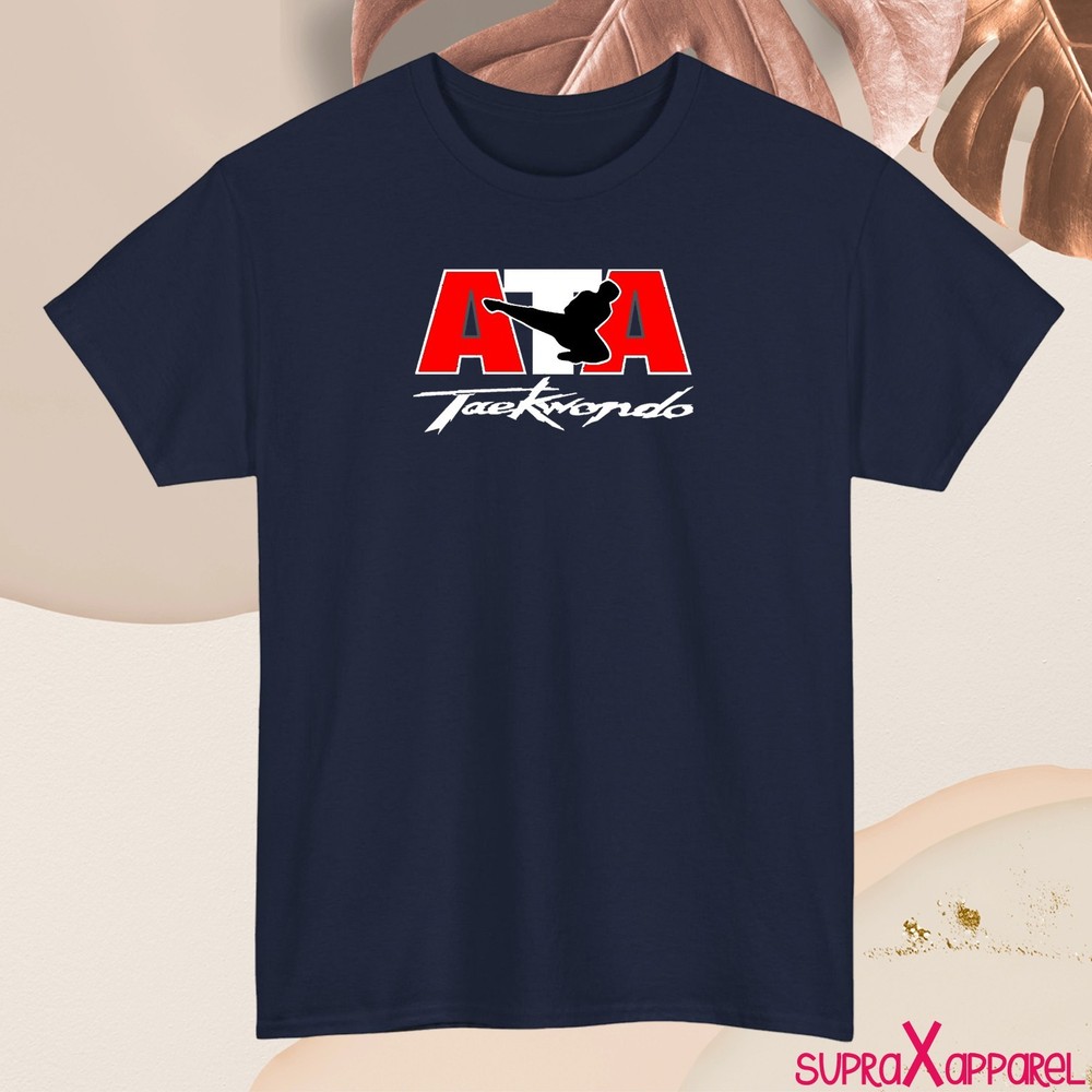 ATA Martial Arts Taekwondo Logo Mens T-Shirt Cotton Graphic Tee Made in USA S-5X
