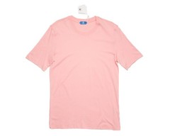Kired by Kiton NWT $295 Pink Crepe Cotton Short Sleeve Slim T-Shirt XL (54 IT)