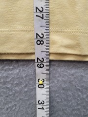 J. Crew Men Shirt L Yellow Crew Neck Short Sleeve Flat Front Breathable Pullover