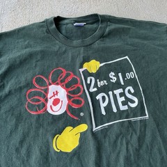 1999 Vintage McDonald’s 2 For $1 Pies Chicago Promo Snack Tee Shirt XL