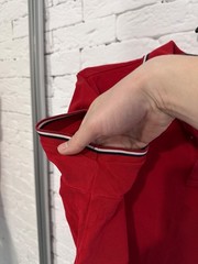 Moncler Polo Shirt Red Men’s XS (Tagged S) Maglia Manica Corta Logo Slim Fit