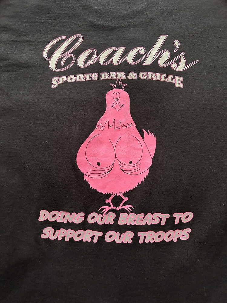 Funny Sports Bar Shirt, Adult Humor Y2K support the troops shirt Mens Sz XL