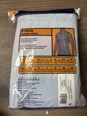 FRUIT Of the LOOM Mens 4 A-Shirts Multi-Colored Pack Tank Tops Ribbed Fabric 2XL