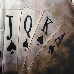 Mens 5XL Shein Poker Cards Full Print T-Shirt Short Sleeve