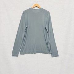 Free Fly Men’s Bamboo Lightweight Long Sleeve Tee Sz L Slate Stretch Athleisure
