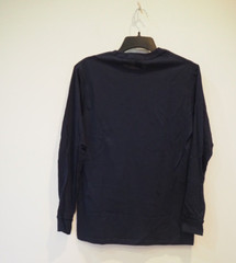 Gildan Navy Long Sleeve Heavy Cotton Crew Neck Shirt Classic Fit G5400 Sz S NWT