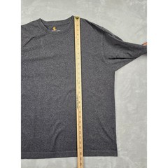 Carhartt Long Sleeve Shirt Mens Large Gray K231 Graphic Logo Workwear Pocketless