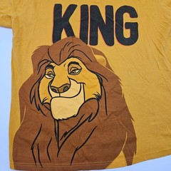 Disney Mufasa KING Lion Graphic T Shirt Mens 3XL Yellow Cotton The Lion King