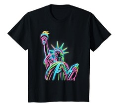 Statue of Liberty Graphic T-Shirt Colorful NYC Streetwear Tee