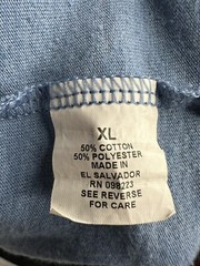 Men’s BCG T-Shirt Blue 100% Cotton Size XL