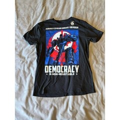 Fallout Liberty Prime T Shirt Mens Medium Black Loot Crate Exclusive Bethesda