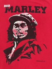 Vintage Bob Marley Zion Rootswear T-Shirt Mens Medium Red 2007 Rasta Reggae
