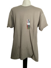 ATHLETIC WORKS Breathable Taupe Short Sleeve Crew Neck T-Shirt Sz M*