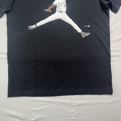 Nike Air Jordan T Shirt Mens Large Black Flight MVP Jumpman Birmingham Barons
