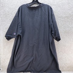 Champion Mens 3XLT Tall Graphic T-Shirt Black (see photo for flaw)