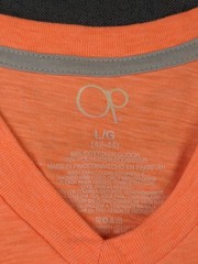 Ocean Pacific T-shirt Orange Men’s Large Short Sleeve