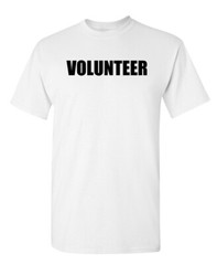 Volunteer Printed Sarcastic Humor Graphic Super Soft Ring Spun Funny T Shirt