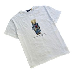 Polo Ralph Lauren Classic Fit Polo Bear Jersey T-Shirt Short Sleeve White