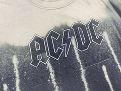 ACDC Back In Black 2007Graphic T-shirt Men Large Tie Dye Short Sleeve Music