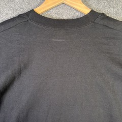 Vintage Goth Girl Shirt Mens XL Black 90s James Cook Fashion Victim Darkness USA