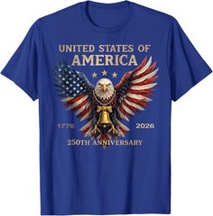 Retro 250th Anniversary The United States of America T-Shirt
