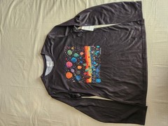 Albuquerque International Balloon Fiesta Long Sleeve Black sparkle Shirt Large