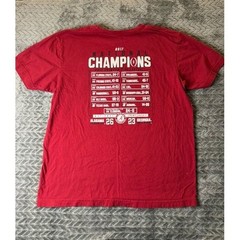 Alabama Crimson Tide T-Shirt Bundle 2017 National Champions XL 0100