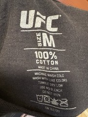 UFC Hasbulla Magomedov Double-Sided Graphic Black T-Shirt Men’s Size M