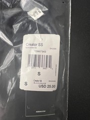 Adidas Creator SS Black White Men’s Size S Short Sleeve T-Shirt New
