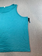 Xersion Big & Tall Tank Top T-shirt Mens 6XL Teal Blue Soft Stretch Comfortable