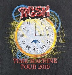 Rush Band Shirt Mens 2XL XXL Time Machine Tour 2010 Rock Concert Tee Adult A15