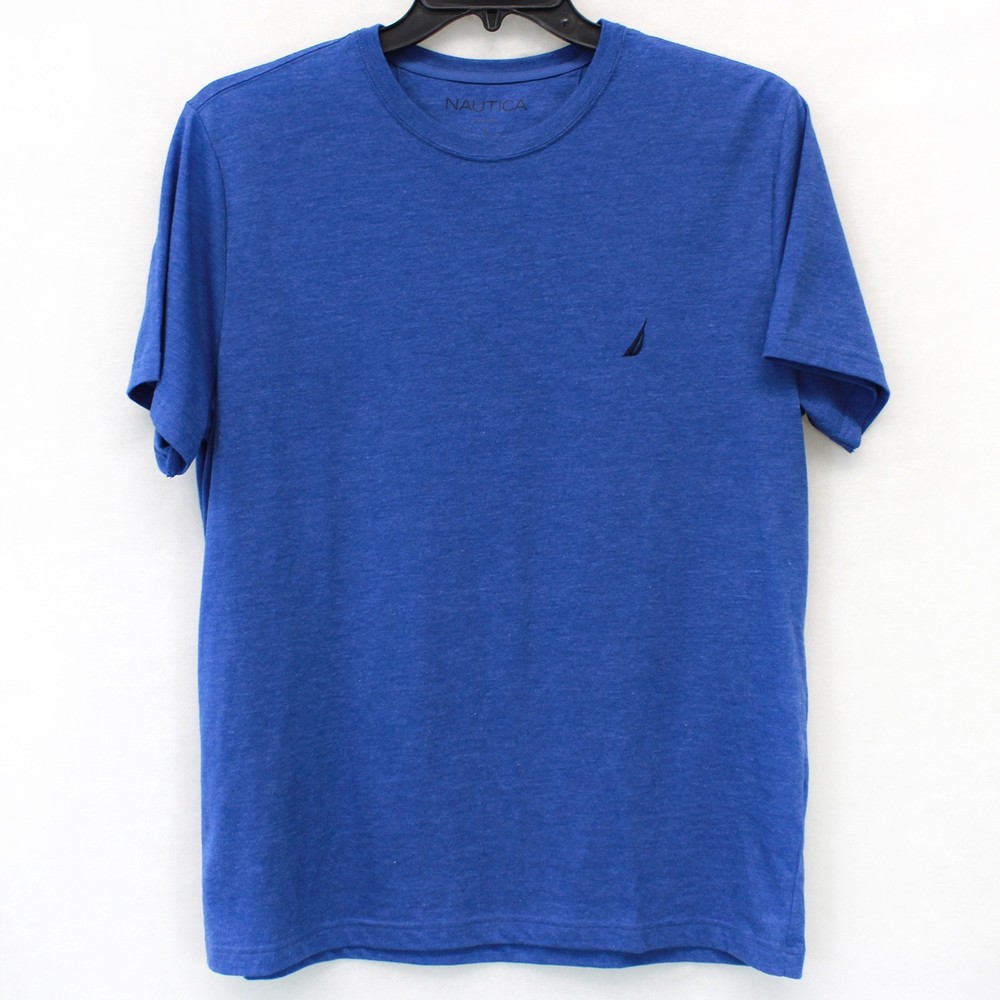 Nautical Sustainably Crafted Blue Men’s T-Shirt Activewear Sports Logo NWT Large