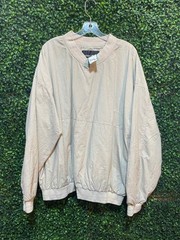 Vintage Mens size 2XL Beige Pierre Cardin Pullover Windbreaker