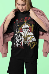 Asta Yuno T-shirt Black Clover Anime Manga Asta Girl Gifts Black Shirt All Size.