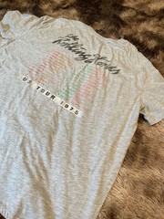 The Rolling Stones 1975 US Tour T-Shirt Gray, woman’s xxxL or men’s L