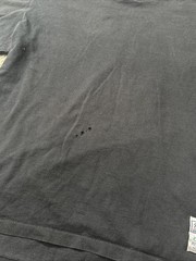 Double Lined Black T Shirt Vintage 1980’s Single Stitch MacGregor XL Made in USA