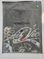 EVIL VICE “WORLD CUP” FIFA THEME MEN’S SIZE XL BLACK WASH BNWT & BAG $100