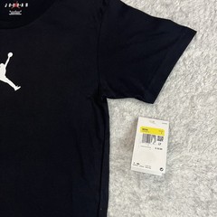 Air Jordan Shirt Dri-Fit Mens Small Jumpman Logo Black Graphic Tee NWT