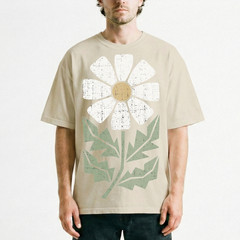Retro Daisy Flower T-Shirt Boho Botanical Nature Floral Garden Style Tee