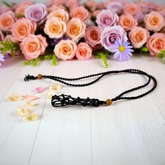 Handmade Rope Crystal Cages Extra Large 6.6cm Black – DIY Jewelry Making