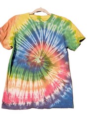 Spiral Tie Dye T-shirt top Men’s/Women’s Non Fade Handmade NEW Med 38-40